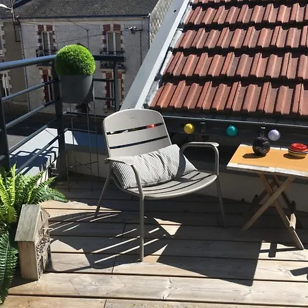 Alojamento de Acomodação e Pequeno-almoço La De L'abbaye - Climatisation Et Petit Dej Nantes